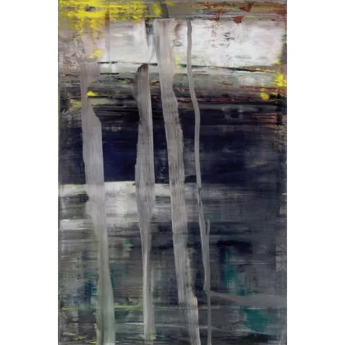 Gerhard Richter, Soyut Tablo 892-4 Soyut Sanat Akımları Kanvas Efektli Tablo, Resim Kağıdı Baskısı, Reprodüksiyon ve