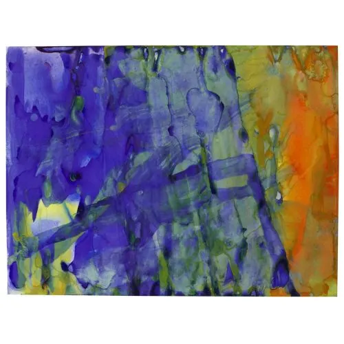 Gerhard Richter, Soyut Tablo Mavi 25488 Soyut Sanat Akımları Kanvas Efektli Tablo, Resim Kağıdı Baskısı, Reprodüksiyon ve