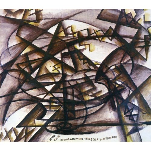 Giacomo Balla, Araba Ritmi, Gürültüsü ve Hızı Fütürizm Giacomo Balla, Araba Ritmi, Gürültüsü ve Hızı Fütürizm Sanat Akımları