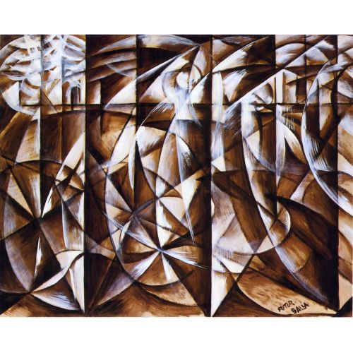 Giacomo Balla, Arabaların ve Işığın Hızı Fütürizm Giacomo Balla, Arabaların ve Işığın Hızı Fütürizm Sanat Akımları