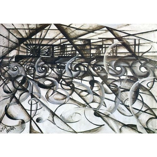 Giacomo Balla, Bir Otomobilin Hızı Fütürizm Giacomo Balla, Bir Otomobilin Hızı Fütürizm Sanat Akımları