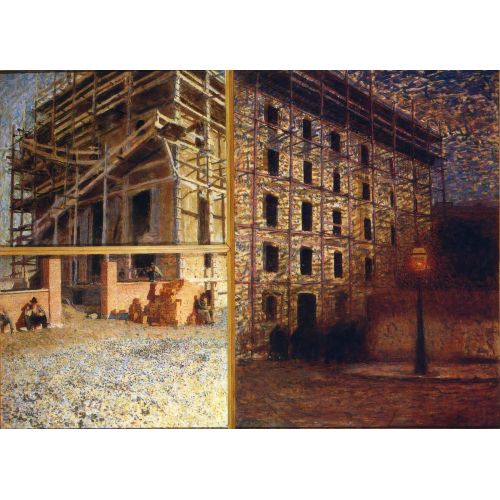 Giacomo Balla, A Worker s Day  Futurism Art Movements