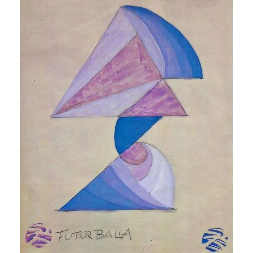 Giacomo Balla, Masa Lambası Projesi Fütürizm Giacomo Balla, Masa Lambası Projesi Fütürizm Sanat Akımları