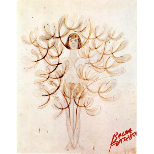 Giacomo Balla, the tree woman or woman flower Futurism Giacomo Balla, the tree woman or woman flower Futurism Art Movements