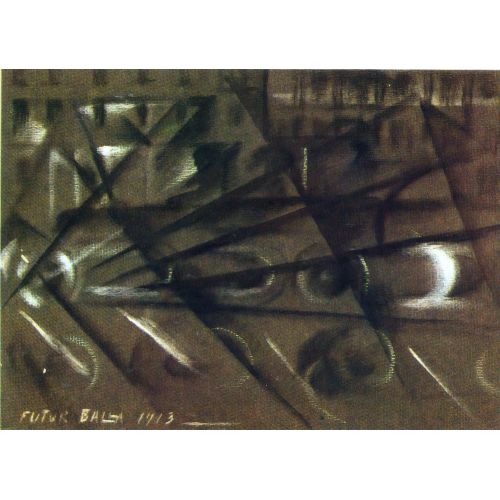 Giacomo Balla, Bir Otomobilin Hızı Fütürizm Giacomo Balla, Bir Otomobilin Hızı Fütürizm Sanat Akımları