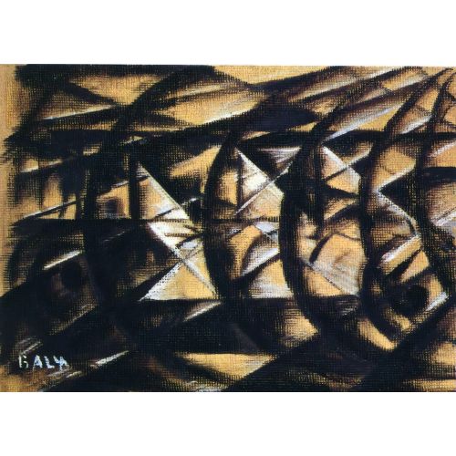Giacomo Balla, Bir Motosikletin Hızı Fütürizm Giacomo Balla, Bir Motosikletin Hızı Fütürizm Sanat Akımları