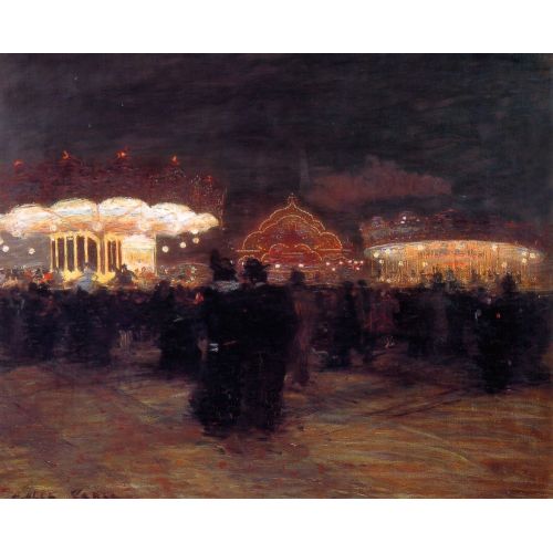 Giacomo Balla, Luna Park, París Futurism Giacomo Balla, Luna Park, París Futurism Art Movements