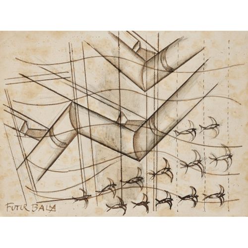 Giacomo Balla, Linee andamentali + successioni dinamiche Futurism Giacomo Balla, Linee andamentali + successioni dinamiche Futurism Art Movements