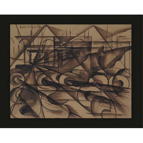 Giacomo Balla, Automobile in corsa, Velocità Futurism Giacomo Balla, Automobile in corsa, Velocità Futurism Art Movements
