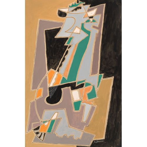 Gino Severini, Kompozisyon Fütürizm Gino Severini, Kompozisyon Fütürizm Sanat Akımları