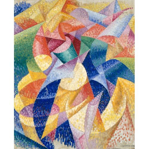 Gino Severini-sea-dancer Futurism Gino Severini-sea-dancer Futurism Art Movements