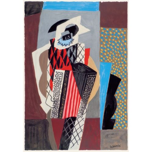Gino Severini, Harlequin  Futurism Art Movements