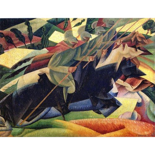 Gino Severini, Lancers  Futurism Art Movements
