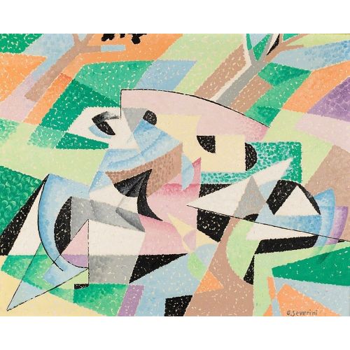 Gino Severini, Le Cylcliste Futurism Gino Severini, Le Cylcliste Futurism Art Movements