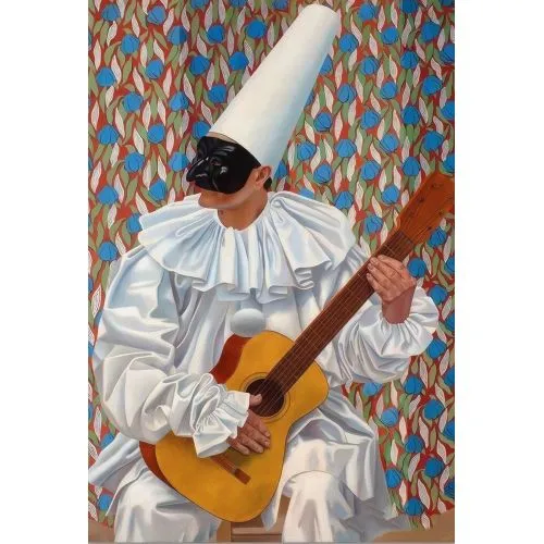 Gino Severini, Pierrot with Guitar Futurism Gino Severini, Pierrot with Guitar Futurism Art Movements