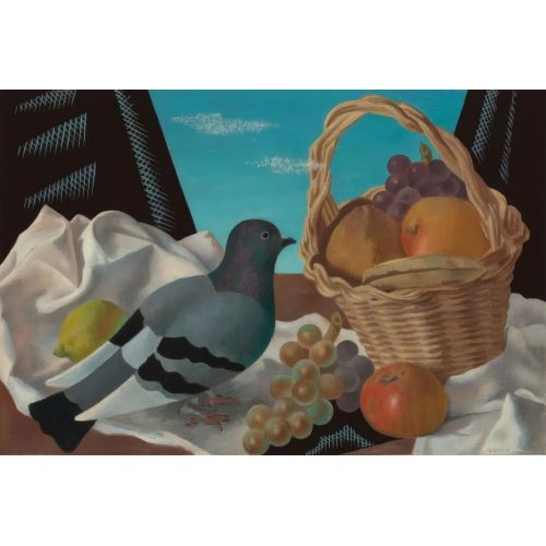 Gino Severini, Güvercinli Natürmort Fütürizm Gino Severini, Güvercinli Natürmort Fütürizm Sanat Akımları