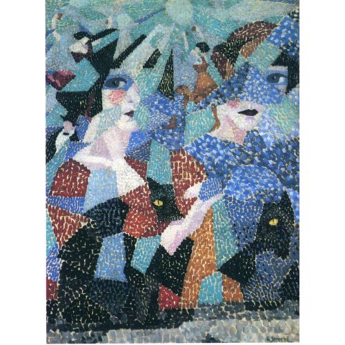 Gino Severini, The Haunting Dancer Futurism Gino Severini, The Haunting Dancer Futurism Art Movements