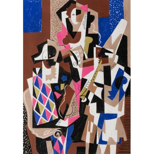 Gino Severini, Two Harlequins Futurism Gino Severini, Two Harlequins Futurism Art Movements