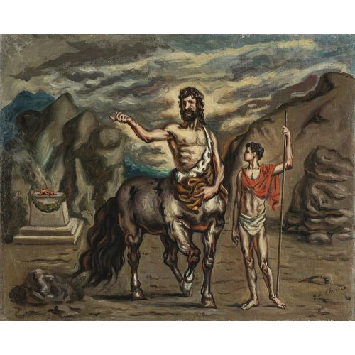 Giorgio De Chirico, Akhilleus Ve Kheiron