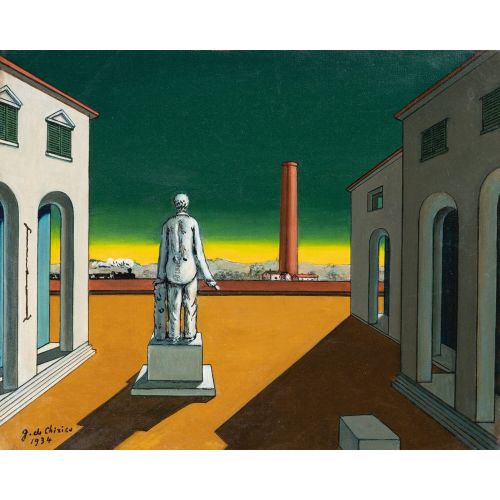 Giorgio De Chirico, Afternoon Of The Philosopher Giorgio De Chirico, Afternoon Of The Philosopher
