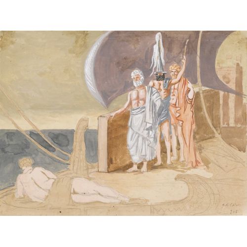 Giorgio De Chirico, Guerrieri Di Ritorno Da Troia