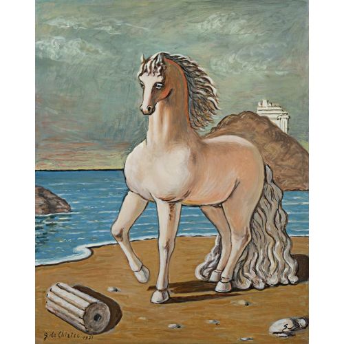 Giorgio De Chirico, Horse By The Seashore
