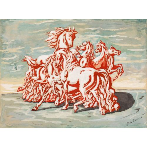 Giorgio De Chirico, Horses 4