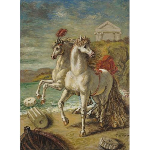 Giorgio De Chirico, Sahilde Atlar Giorgio De Chirico, Sahilde Atlar