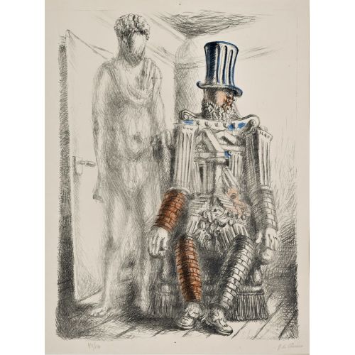 Giorgio De Chirico, Il Ritorno Del Figliol Prodigo I Surrealism Art Movements Canvas, Drawing Paper Prints, Reproduction Oil