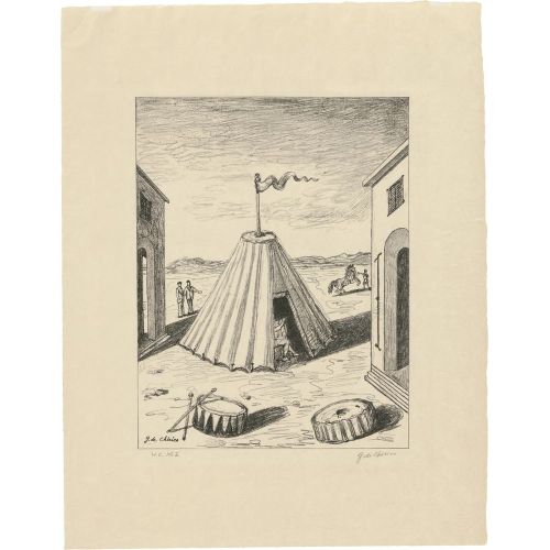 Giorgio De Chirico, Sirk Halkının Yalnızlığı; Binici
