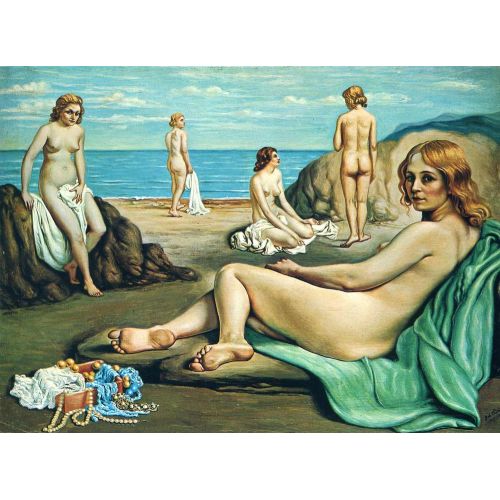 Giorgio De Chirico, Sahilde Yıkananlar Giorgio De Chirico, Sahilde Yıkananlar