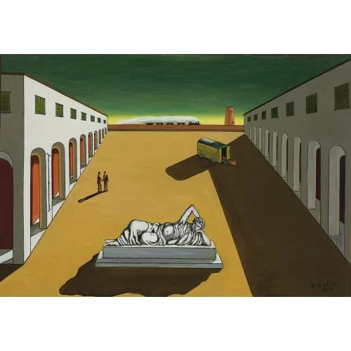 Giorgio De Chirico, Piazza D'italia Con Arianna 2 | Arthipo