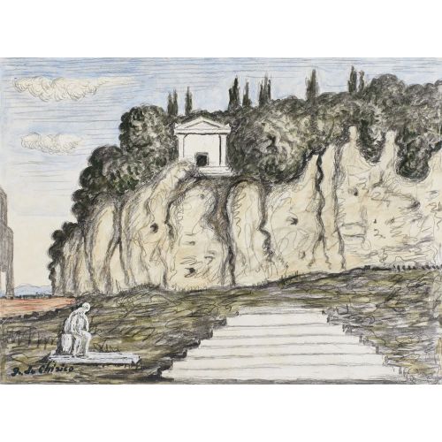 Giorgio De Chirico, 'Orfeo' Operası İçin Eskiz Gluck 1