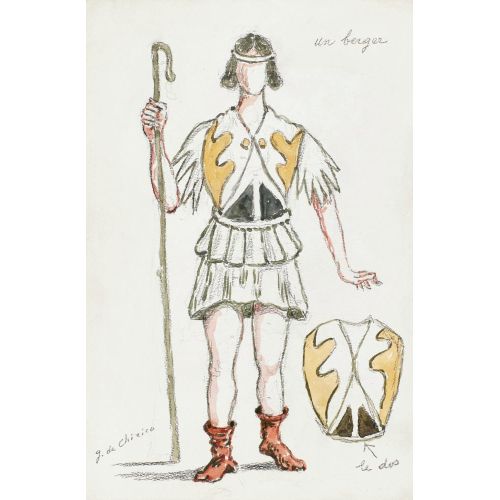 Giorgio De Chirico, 'Orfeo' Operası İçin Eskiz Gluck 2