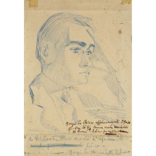 Giorgio De Chirico, Ritratto Di De Pisis