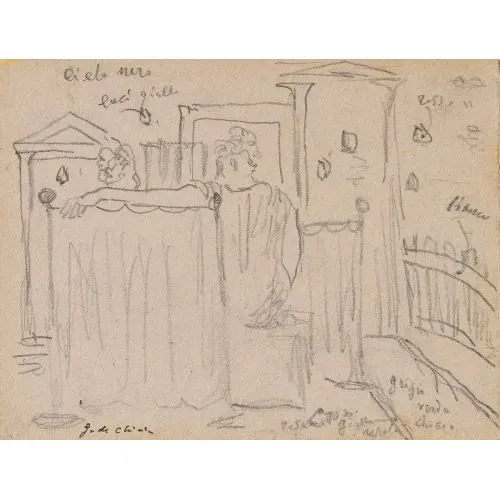 Giorgio De Chirico, Sibille Surrealism Art Movements Canvas, Drawing Paper Prints, Reproduction Oil Painting and High Resolution