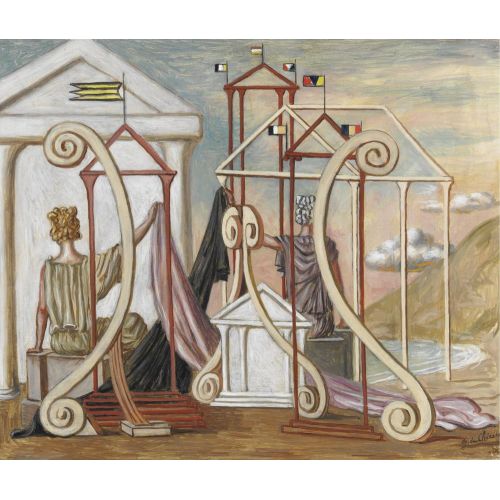 Giorgio De Chirico, Sibille In Riva Al Mare Giorgio De Chirico, Sibille In Riva Al Mare