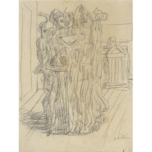 Giorgio De Chirico, Studio Per Gladiatori Giorgio De Chirico, Studio Per Gladiatori