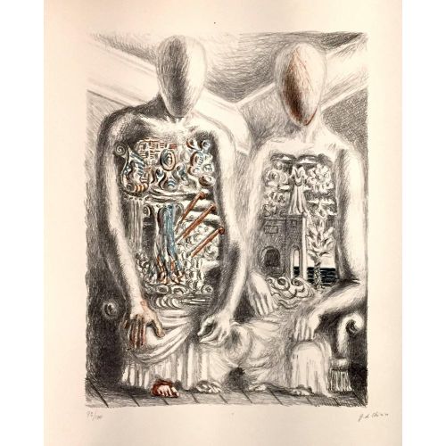 Giorgio De Chirico, The Archaeologists 3 Giorgio De Chirico, The Archaeologists 3