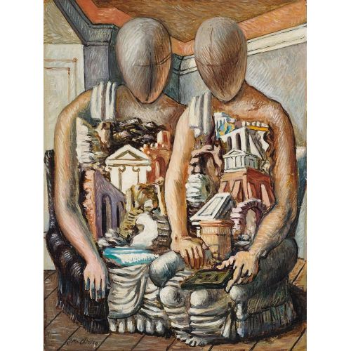 Giorgio De Chirico, The Archaeologists 5 Giorgio De Chirico, The Archaeologists 5