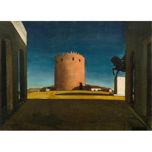 Giorgio De Chirico, The Red Tower