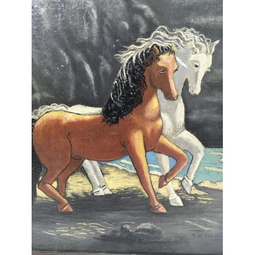 Giorgio De Chirico, Two Horses