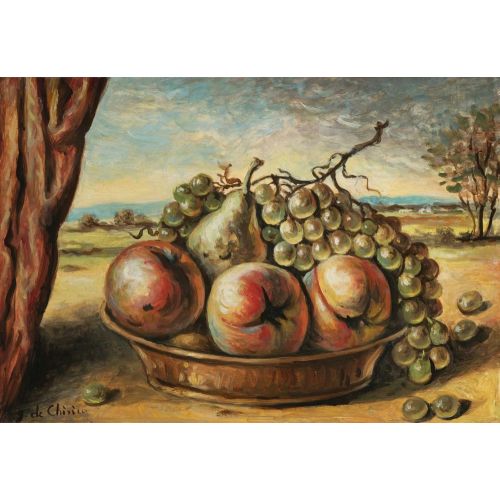 Giorgio De Chirico, Meyvelerle Sessiz Yaşam Giorgio De Chirico, Meyvelerle Sessiz Yaşam