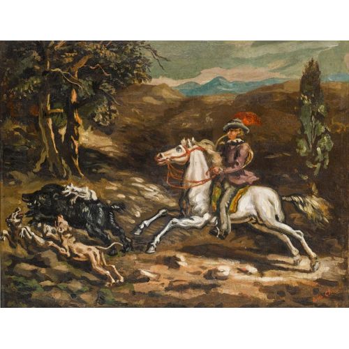 Giorgio De Chirico, Wild Boar Hunt
