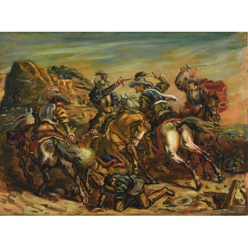 Giorgio De Chirico, Şövalyelerin Savaşı Giorgio De Chirico, Şövalyelerin Savaşı