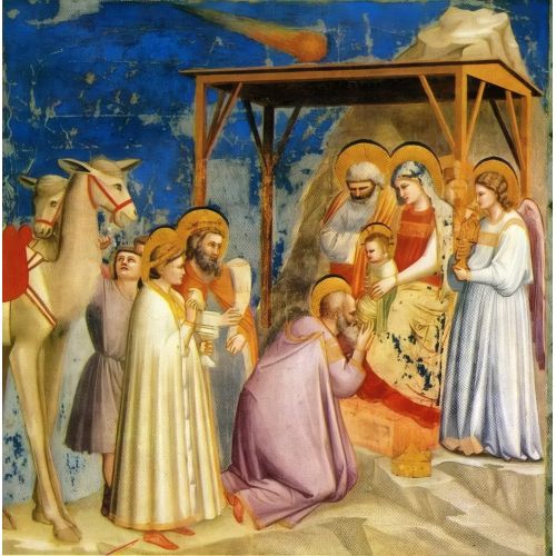 Giotto di Bondone, Müneccimlerin Hayranlığı Giotto di Bondone, Müneccimlerin Hayranlığı Gotik Sanat Akımları