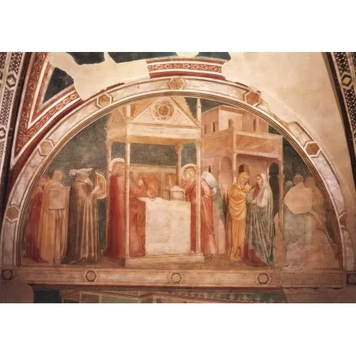 Giotto di Bondone, Zekeriya'ya Müjde Giotto di Bondone, Zekeriya'ya Müjde