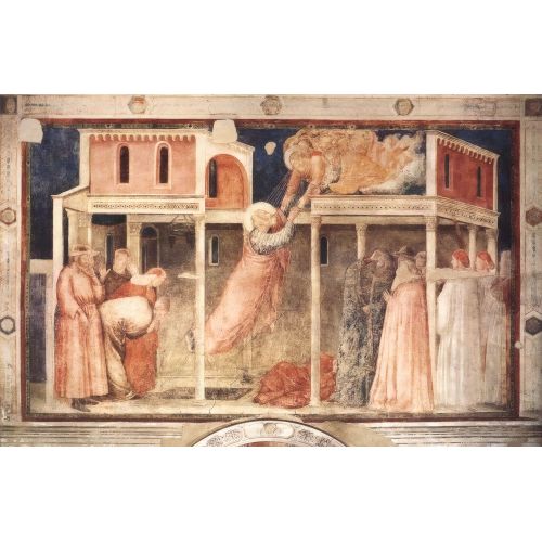 Giotto di Bondone, Müjdeci Yuhanna'nın Göğe Yükselişi Giotto di Bondone, Müjdeci Yuhanna'nın Göğe Yükselişi Gotik Sanat Akımları
