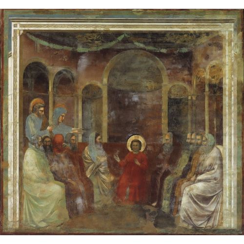 Giotto di Bondone, Bilginler Arasında İsa Giotto di Bondone, Bilginler Arasında İsa Gotik Sanat Akımları