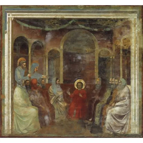 Giotto di Bondone, Bilginler Arasında İsa Giotto di Bondone, Bilginler Arasında İsa